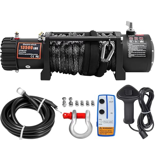 �����グ�@ 13500LBS �d���E�C���` 12v 27M/92FT �������[�v���t�e�B���O Treuils �z�C�X�g 4X4 �p �n���h�E�B���`