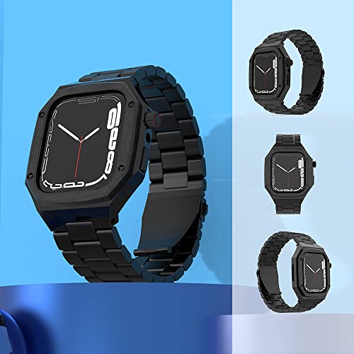 Boîtier en acier inoxydable pour iWatch 7 - L'élégance ultime en métal - 5