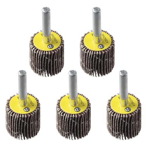 Flap Wheels Shank Mounted Sanding 5PCS 25mm/40mm Shank Abrasive Flap Wheel Sander,Flap Sanding Wheels