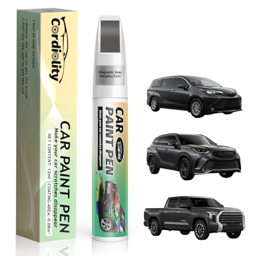 Image of Magnetic Gray Metallic(1G3) Touch Up Paint Pen for Toyota,Car Paint Scratch Repair Pen Quick and Easy Fix Auto Paint Scratch