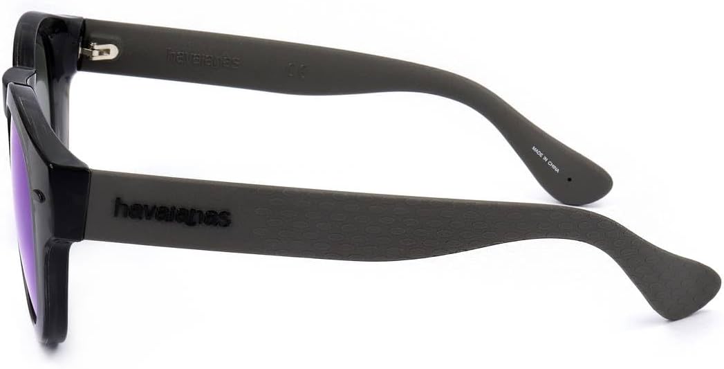 Havaianas Sunglasses Trancoso Round Sunglasses, Dark Grey, 49 mm
