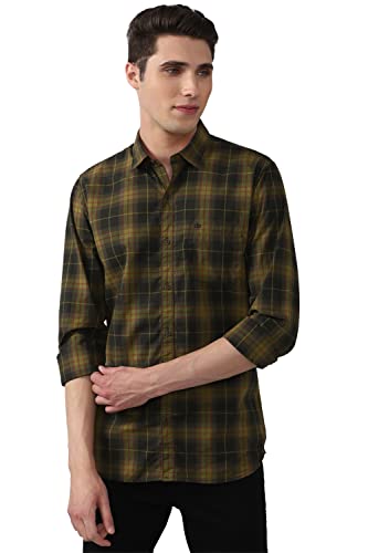 Image of Peter England Men's Cotton Slim Fit Shirt