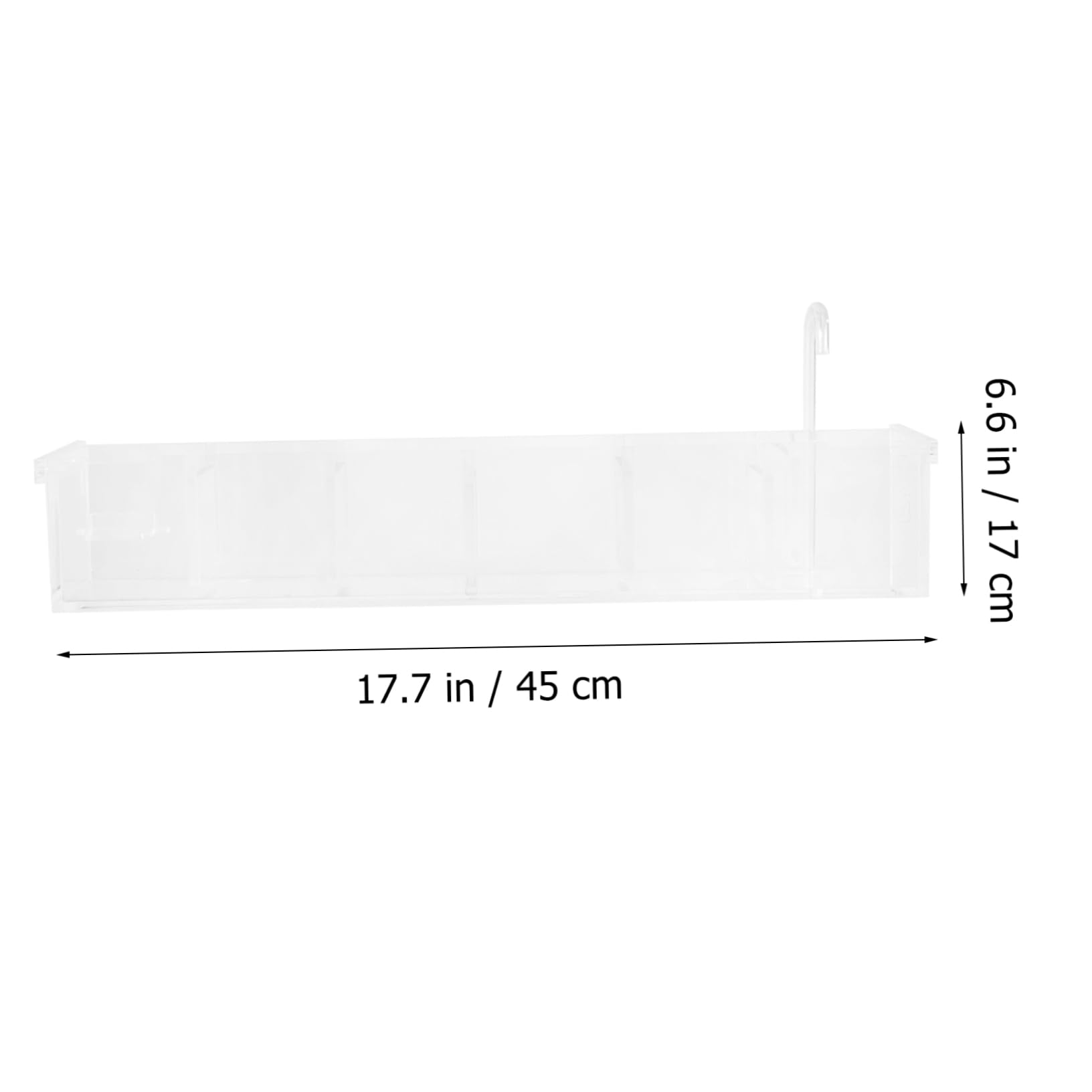 PRETYZOOM Aquarium Filterbox aus Acryl mit Tropffilter Funktion und Leiser Wasserfiltration für Persönliche und Laden Fischbecken Eleganter Filterkasten für Zuhause