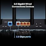 TP-Link Archer BE6500 Dual-Band Wi-Fi 7 Router (Archer BE400) | Dual 2.5 Gbps Ports USB 3.0 | Covers up to 2,400 Sq. ft and 90 Devices | Quad-core CPU| HomeShield, Private IoT, Free Expert Support - Image 5