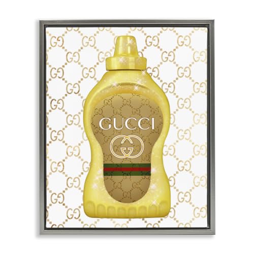 Fashionable Brunch Condiment Glam, 25 x 31 Inch Canvas in Floater Frame
