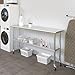 AmGood Stainless Steel Work Table with Casters | Work Station | Metal Utility Table On Wheels (Stainless Steel Work Table + Casters, 72