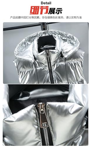 Chaleco de plumas de invierno para mujer ideal para paseos urbanos con estilo 4