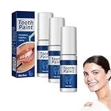 Dientes blancos pintados, esmalte blanco, pintura de esmalte blanco, color de dientes, blanqueamiento dental, eliminación de manchas instantáneas (3 unidades)