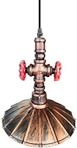 Lámpara colgante E27 de hierro forjado industrial retro para techo 3