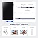 Vlog Selfie Monitor Screen, Magnetic Phone Vlog Selfie Monitor Screen 4K 60fps Bluetooth Remote, Back Camera Monitor for Vlog Live Stream TikTok, Compatible with iPhone & Android - Dark Blue