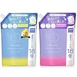 hiritu(ヒリツ) バランスケアソフナー 大容量詰め替えセット ペアー＆ムスク アプリコット＆ジャスミンの香り