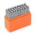 ImpressArt- Basic Newsprint Uppercase Letter Metal Stamp Set