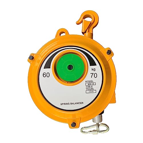 Spring Balancer, Tool Balancer Holder, Strong Bearing Capacity, Spring Balancer with Self-Locking Function, for Factory Workshop Construction Machinery (Size : 60-70kg)