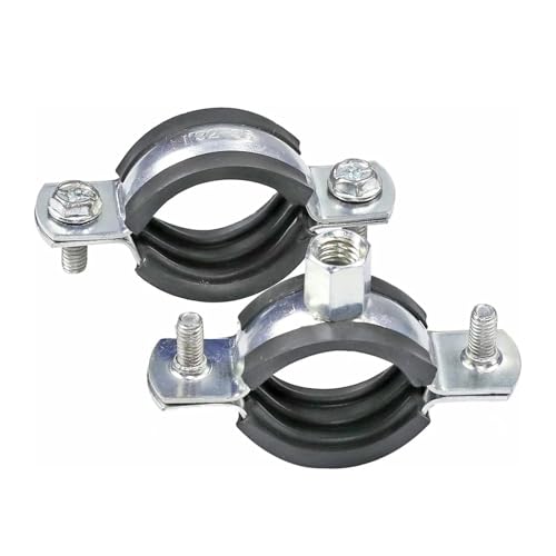 Support de serrage tuyau réglable 160mm pour plafond et mur - 6pcs - 6