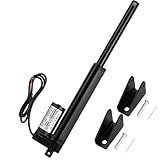 MYFULLY 12V Linear Actuator | 6" Stroke 202lbs/900N Load Heavy Duty Electric Actuator with Mounting Brackets for Solar Tracker, RV, Recliner, TV Lift, Auto Door Opener (6"/150MM Stroke Length)