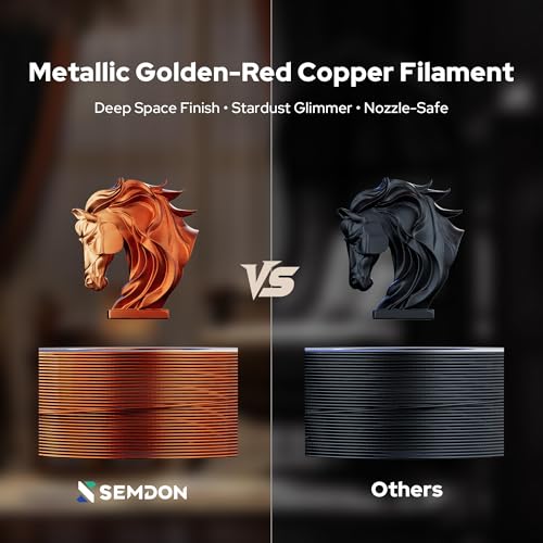 Image of 1.75mm PLA Filament, Dual-Color Silk PLA Filament Gold Red, 3D Printer Filament Fit for Most Printers and 3D Pen, 3D Printer Accessories,1KG(2.2lbs) /Spool