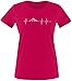Produktbild EZYshirt® Skifahren | Berg Frequenz | Snowboard Freestyle Winter Damen Rundhals T-Shirt