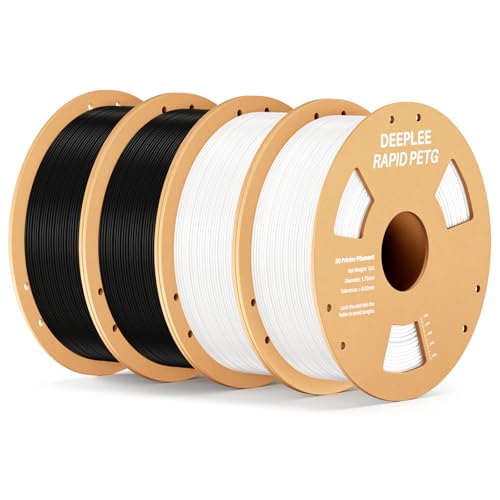 Image of Rapid PETG Filament 1.75mm 4 Pack 2*Black & 2*White