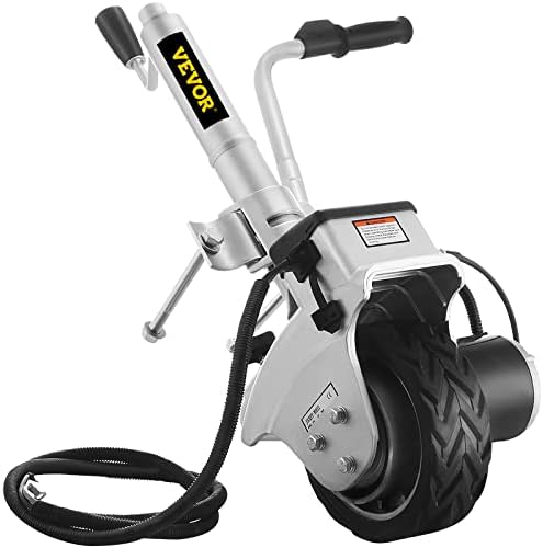 VEVOR 3500Lbs Electric Trailer Dolly, Trailer Mover Motorized 350W 12V Electric Trailer Jack Max Vehicle Load Trailer Jockey Wheel Utility Trailer Jack Easy to Maneuver Trailer Caravan Boat