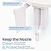LUXE Bidet NEO 185 Plus - Patented Bidet Attachment for Toilet Seat, Innovative Hinges to Clean, Slide-in Easy Install, Advanced 360° Self-Clean, Dual Nozzles, Feminine & Rear Wash (Rose Gold)