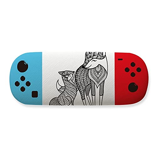 Étui de rangement pour lunettes de jeu Paint Fox Friend