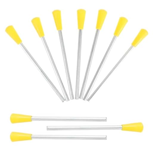 VICASKY 10 Palos de Hierro Triangulares, bateadores Triangulares de percusión de Metal, golpeadores de Metal para Instrumentos de percusión de Mano Triangulares, Triangular para Instrumentos