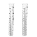 Cabilock Rainfall Gauge Outdoor Rain Gauge Rain Measure Gauge 2pcs Rain Gauge Glass Replacement Tube Clear Test Tube for Yard Garden Outdoor Home 12cm Tube Rain Gauge Rainfall Gauge Home Rain Gauge