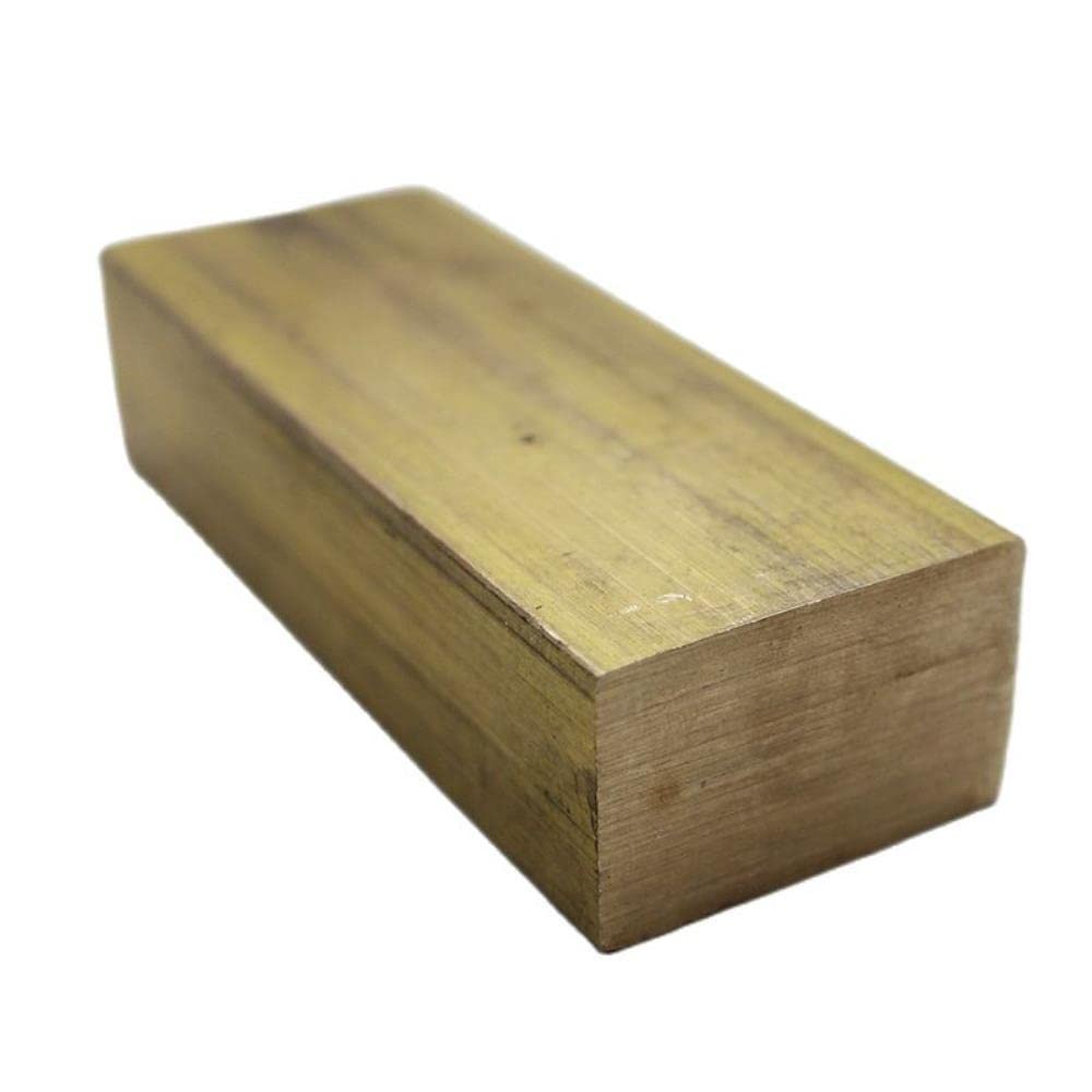 Barre/Aste Quadrate in Ottone Solide, Taglio Fatti a Mano Fai -Da -Te/8 * 60 * 100Mm 1Pc
