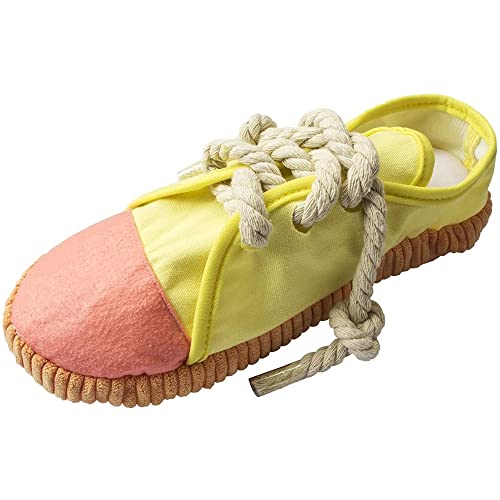 Dog Chew Toy, Bite Resistant Interactive Dog Squeaky Toy Chews Plush Toy Simulate Shoes #TOP12
