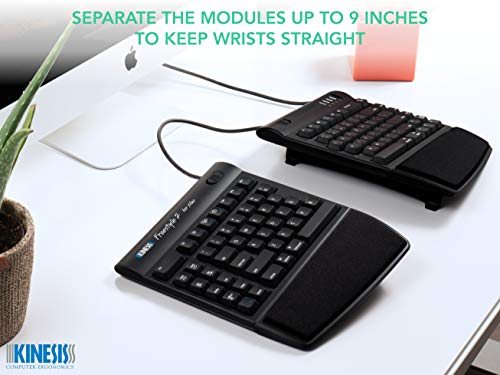 Image of KINESIS Freestyle2 Ergonomic Keyboard w / VIP3 Lifters for Mac (9 inch Separation)