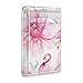 Watercolor Pink Flamingos and Peonies Floral Flowers on White Slim Minimalist Wallet, Case Protector Covers for Men Women, Front Pocket RFID Blocking Leather Credit Card Holder
