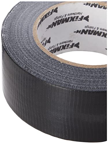 Image of Fixman 188845 Heavy Duty Black Duct Tape 50mm x 50m