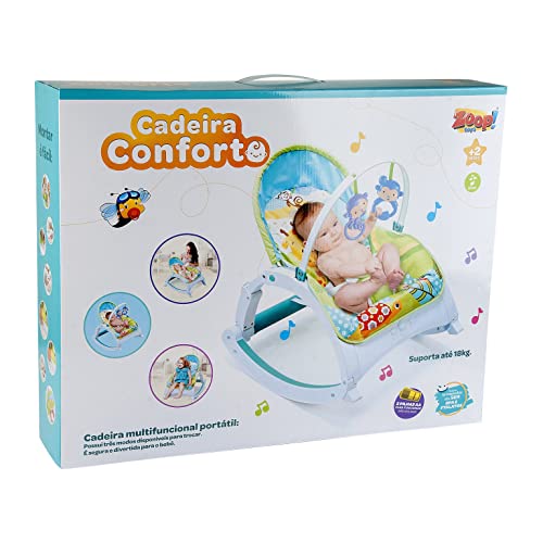 Cadeirinha do Bebê Cadeira Conforto, Zoop Toys, Multicor, ZP00667
