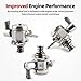 VANBOL High Pressure Fuel Pump Compatible with 2012-2018 Ford Edge Escape Explorer Focus Fusion Police Sedan Land Rover Discovery LR2 Range Rover Evoque Lincoln MKC MKT MKZ L4 2.0L (Premium Version)