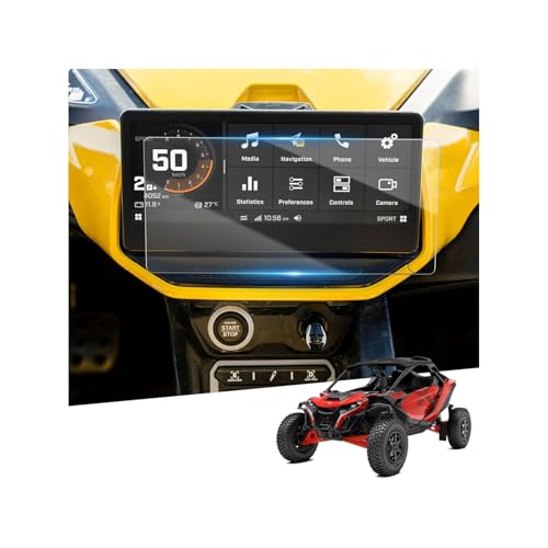 Verre trempé haut de gamme pour l'écran couleur 10,2" des véhicules Ski Doo et Maverick
