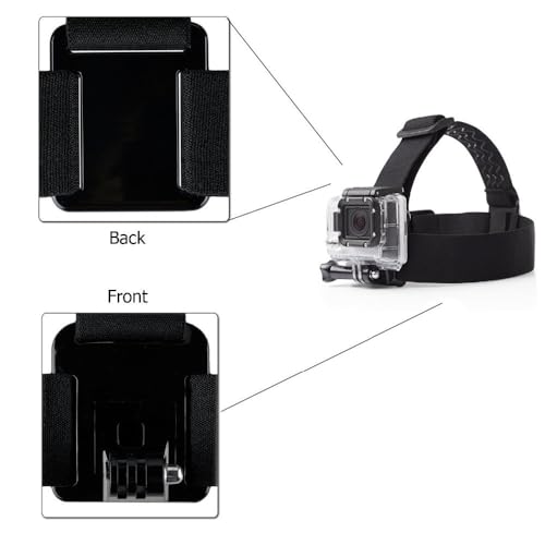 Image of Action Pro Accessories Kit Compatible with GoPro-13 /12 /11 /10 /9 /8 /7 /6 /5 /4 /3+ Session Accessory Bundle Set for Action Camera SJ4000 /SJ5000 /SJ6 /Xiaomi /Yi-Flotation Handle+Head Strap+Chest Strap
