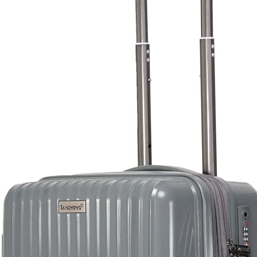 3-Piece Luggage Set - Durable PP Material Travel Suitcase with 360° Wheels for Men & Women - 20''/24''/28'' Expandable Travel Bags4