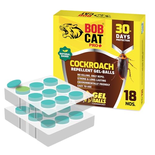 Image of Cockroach Repellent Gel | Herbal & Natural Formula | Long-Lasting 30 Days Protection | Eco-Friendly & Safe | For Kitchen, Bathroom, Home, Warehouse, Factory & Office | Pack of 18 | FORMULATION 10X