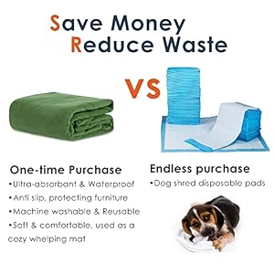 Washable Pee Pads for Dogs 65"x45"/72"x72" Extra Large Reusable Pee Pads Waterproof Pet Mat, Dog Playpen Mats for Puppy Training Whelping Playpen Pads Washable Pee Pads for Dogs 65″x45″/72″x72″ Extra Large Reusable Pee Pads Waterproof Pet Mat, Dog Playpen Mats for Puppy Training Whelping Playpen Pads