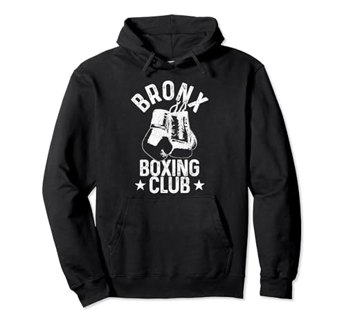 Boxeador de boxeo del Bronx NY New York Vintage Boxing Club Sudadera con Capucha