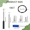 Huybaa Outil De Routage CâBle Interne Bicyclette Kit, pour Le Changement de Cadre de vélo Manette de Vitesse hydraulique Guide de câble Interne Installer des Accessoires de Cyclisme #1