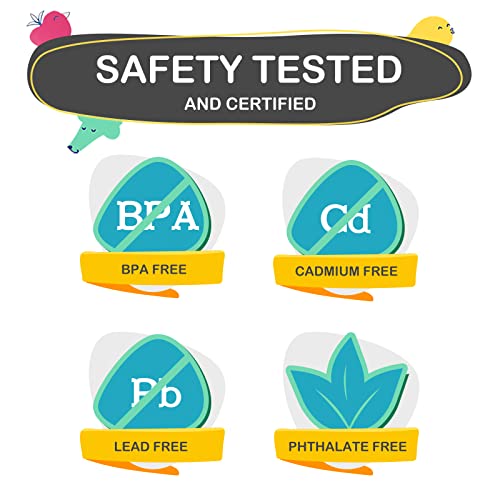 HISEA Kids Rain Boots for Toddler Boys Girls, Waterproof Rubber Boots with Easy-On Handles, Seamless PVC Rainboots Lightweight Mud Shoes for Water Beach Outdoor Playing (Toddler/Little Kid/Big Kid)4