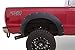 Bushwacker Cutout Pocket/Rivet Style Rear Fender Flares | 2-Piece Set, Black, Smooth Finish | 20102-02 | Fits 2011-2016 Ford F-250 to F-450 Super Duty w/ 8.2