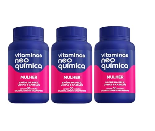 Kit 3 Vitamina Mulher 60 Cápsulas
