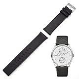 21mm Spring Bar Genuine Leather Watch Strap Replacement for Skagen SKW6086 SKW6219 SKW6237 SKW6449 SKW6449 (black)