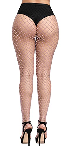 Women's Fishnet Stockings High Waisted Tight Elasticity Pantyhose2