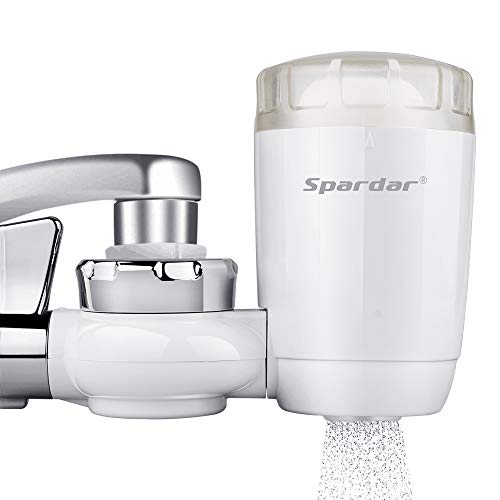 Spardar - Sistema di filtraggio dell'Acqua per Rubinetto da Cucina, con Materiale Ultra Assorbente, Adatto per rubinetti Standard (depuratore per Rubinetto)