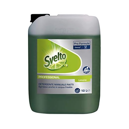 Svelto Svelto Più Limone - Detergente Piatti a Mano Professionale - 10 L