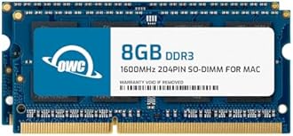 16.0GB OWC Memory Upgrade Kit - 2x 8.0GB 1600MHz DDR3L SO-DIMM PC12800 204 Pin