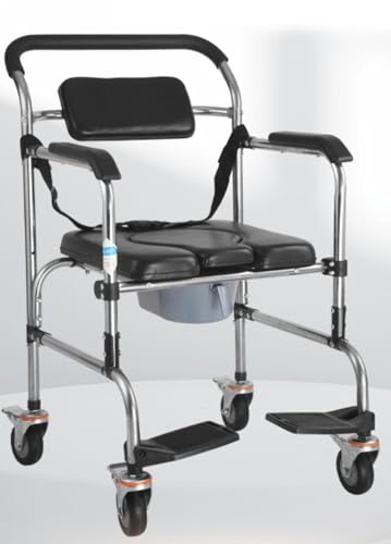 fancyfly�V�����[�`�F�A �֊�`�F�A �|�[�^�u���g�C�� �y�� �|�[�^�u���� �܂肽���݉\ �L���X�^�[�t�� �p�b�h�t�� �I�|���Ɣw������t�� �g�C������ �g���ȒP ����� ��Q�� �ړ����� ��� �V�����[�Ԉ֎q (�y54���z4�փ��C�h�u���[�L�ł�)